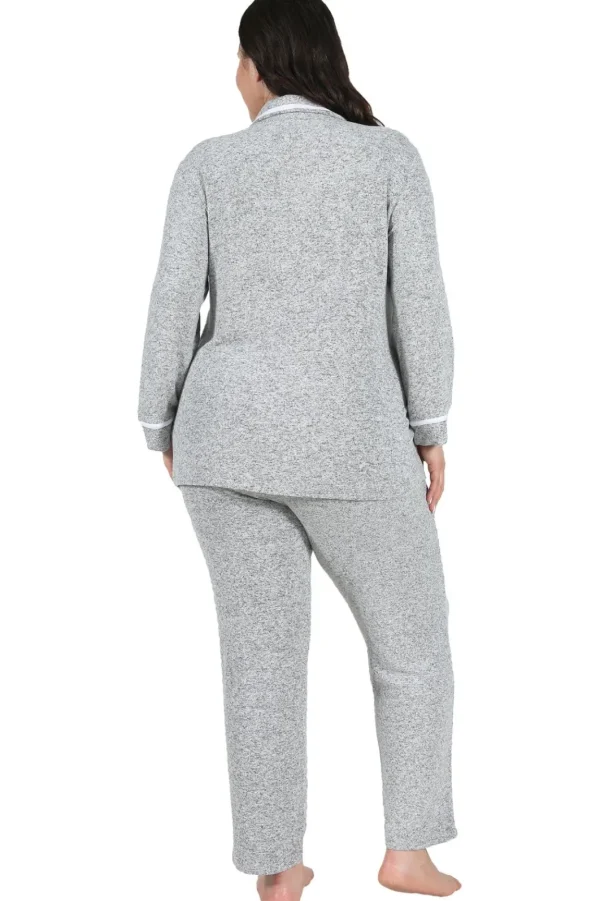 La Cera™ The Comfort Collection Plus Size Tailored Pj Set Best