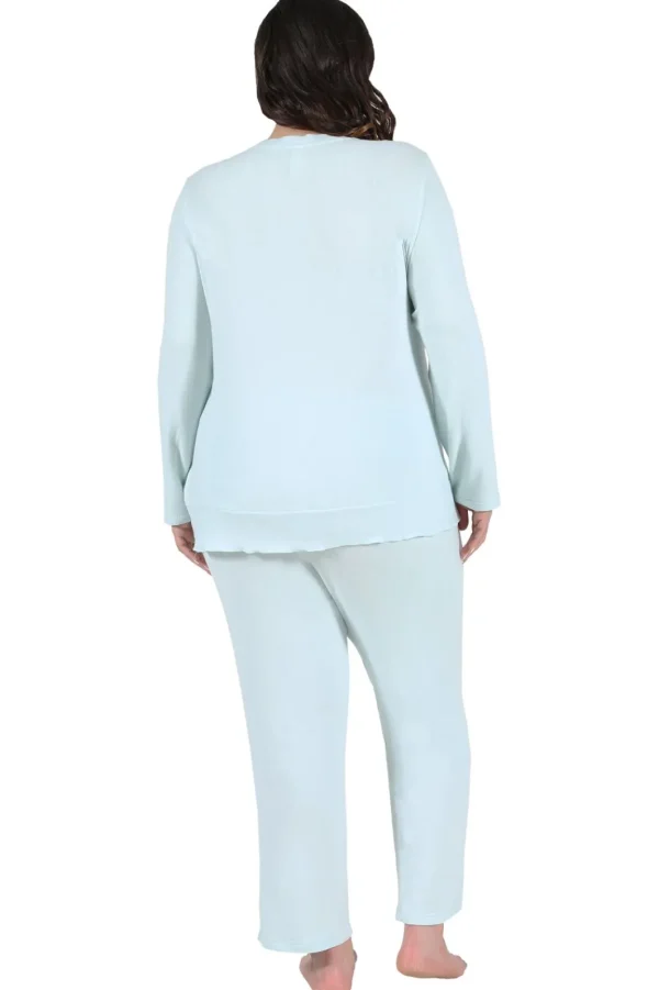 La Cera™ The Comfort Collection Plus Size Snap Pj Set Online