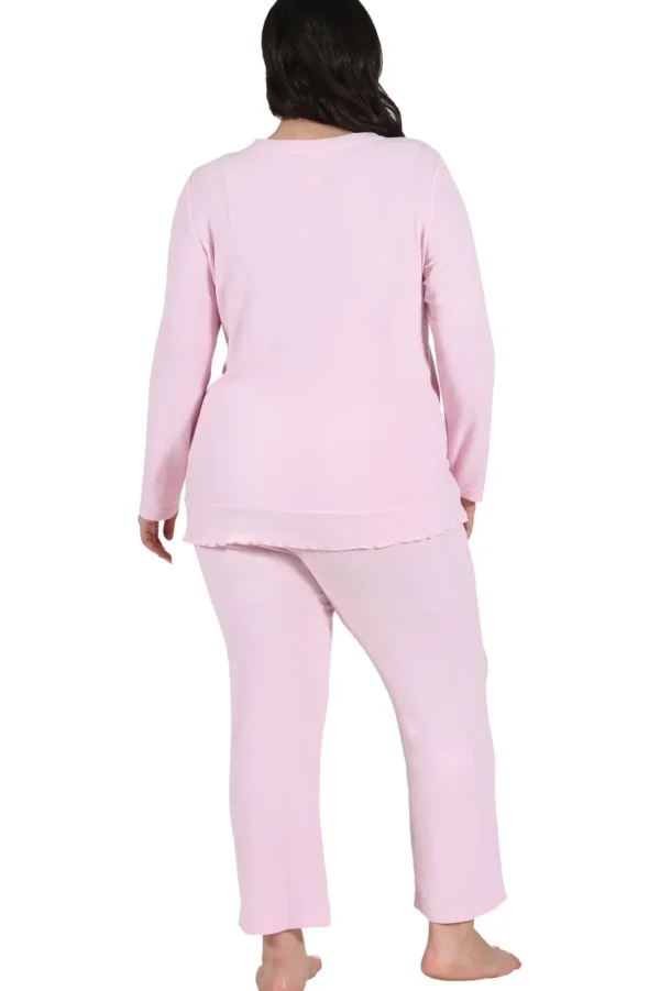 La Cera™ The Comfort Collection Plus Size Snap Pj Set Online