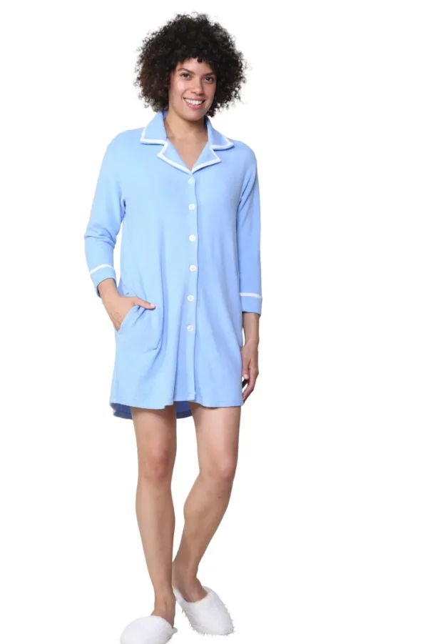 La Cera™ The Comfort Collection Tailored Sleep Shirt New