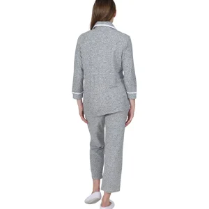 La Cera™ The Comfort Collection Tailored Pj Set Cheap