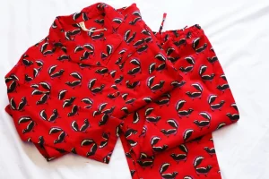 La Cera™ Whimsical Skunk Flannel Pajamas Set Flash Sale