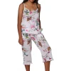 La Cera™ White Floral Cotton Pajamas Sale